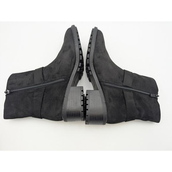 Splendid Samy Ankle Combat Boots Round Toe Women's Black Size US9M EU40 - Picture 5 of 9